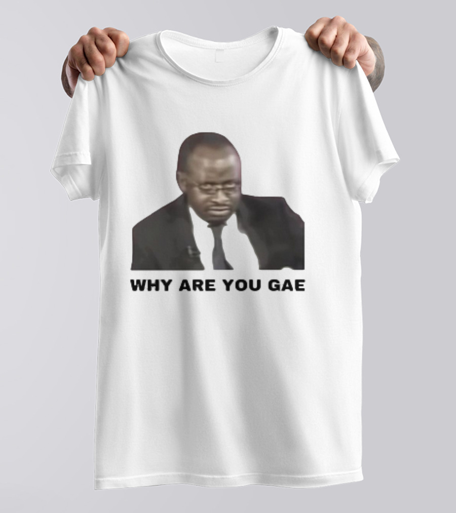 Uganda Gay Rights Interview Why Are You Gae Meme Iconic Image T-Shirt