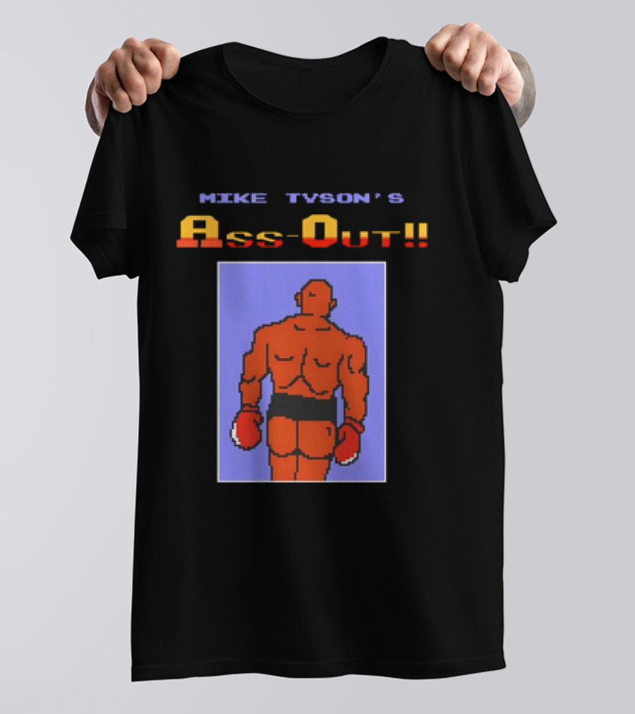 Mike Tyson's Ass-Out Pixels T-Shirt