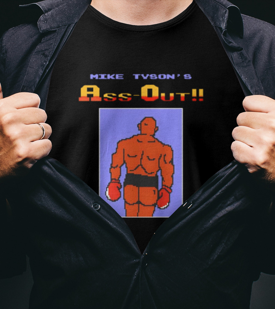 Mike Tyson's Ass-Out Pixels T-Shirt