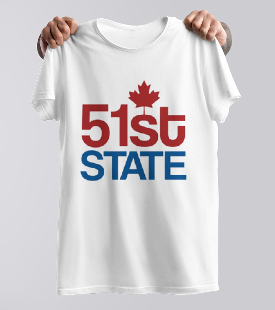 Canada 51st State Maple Leaf T-Shirt