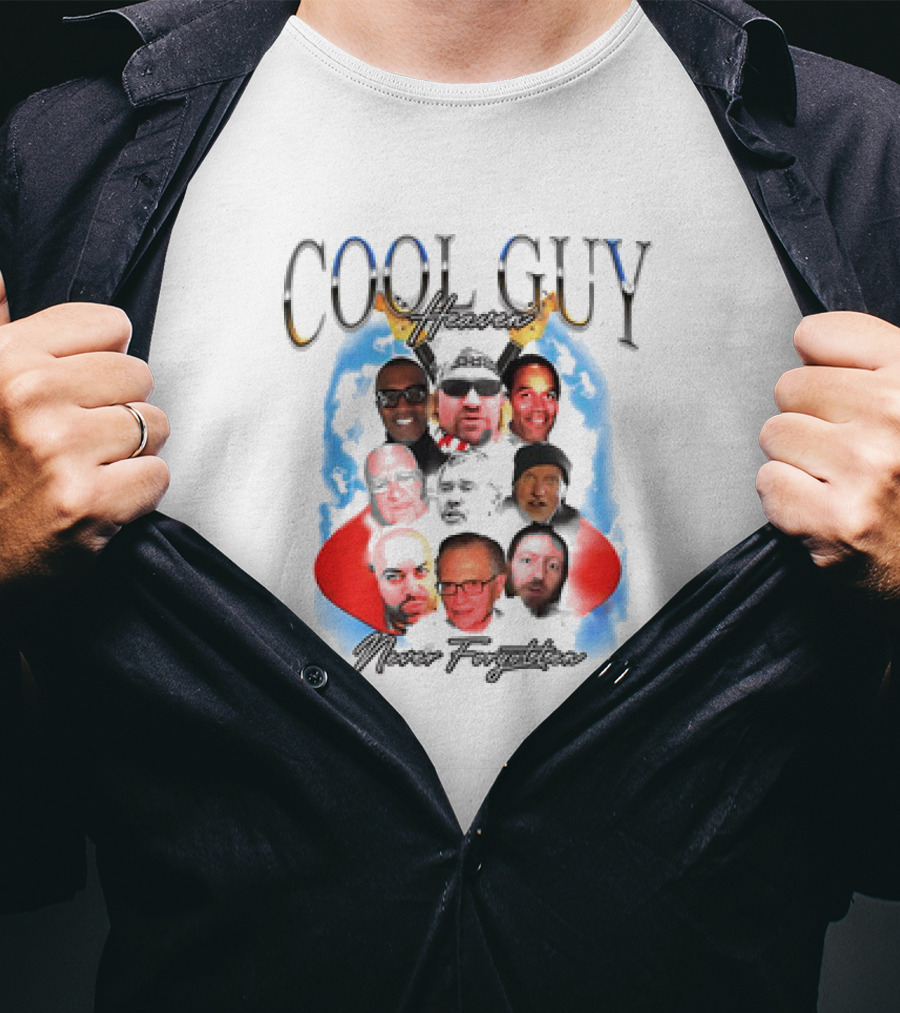 Cool Guy Heaven Never Forgotten Faces T-Shirt