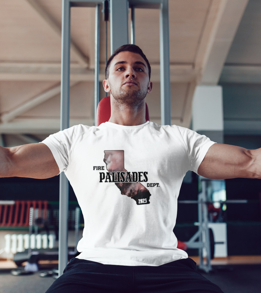 Palisades Fire Dept Support LA Wildfire Relief 2025 T-Shirt