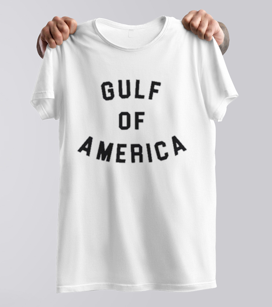 Gulf Of America Usa Coastal Region Mock Sports Text T-Shirt