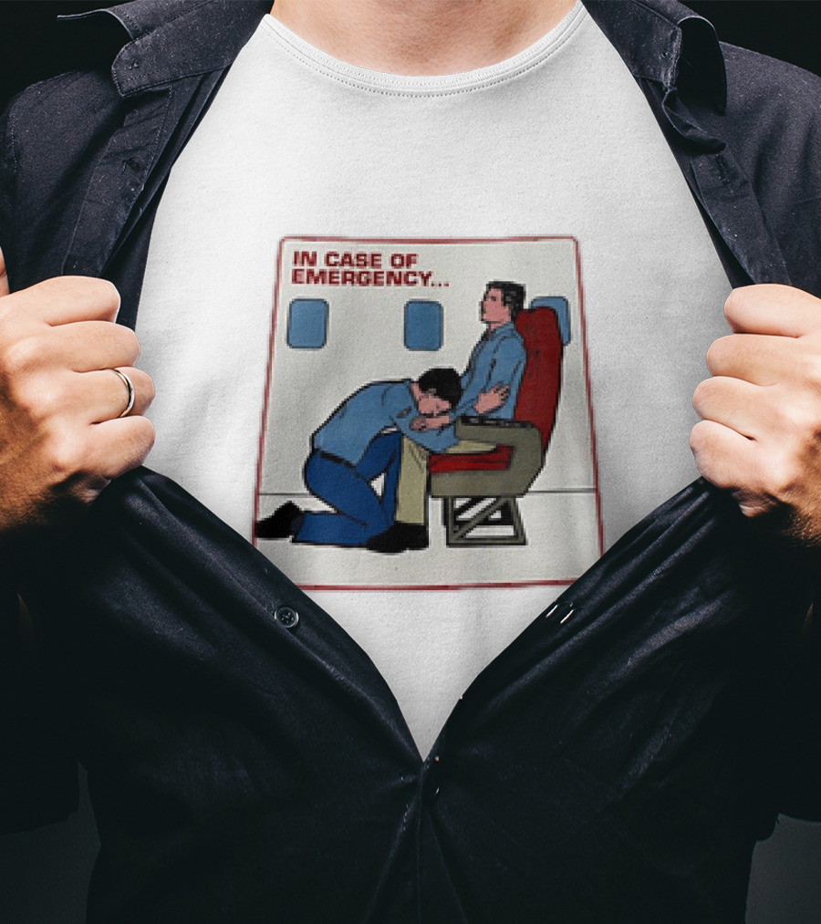 In Case Of Emergency Airplane Seat Safety Instructions T-Shirt