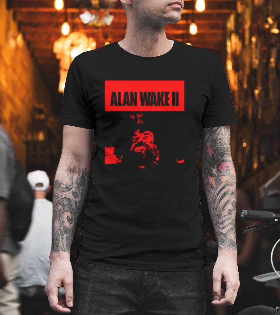 Alan Wake II Red Classic Horror T-Shirt