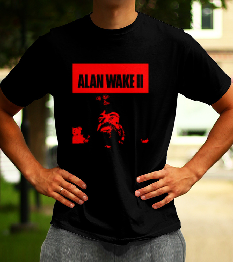 Alan Wake II Red Classic Horror T-Shirt
