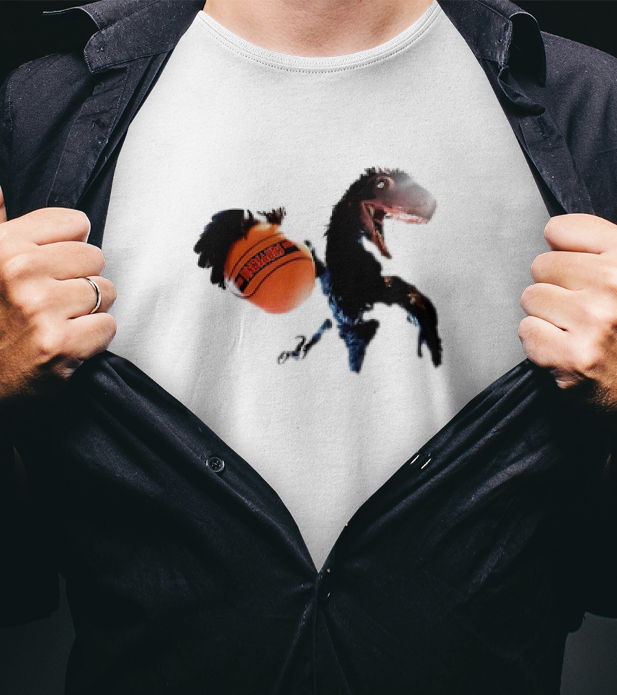 Deinonychus Basketball Action T-Shirt
