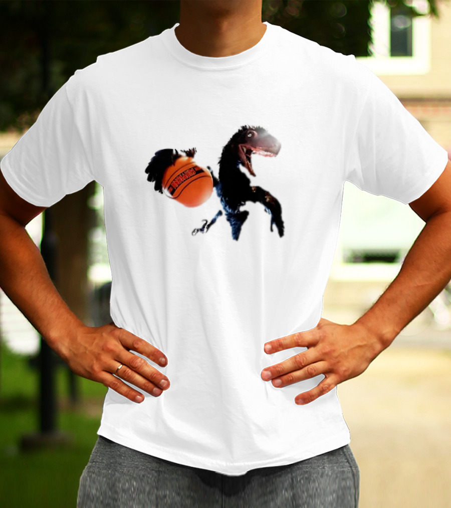 Deinonychus Basketball Action T-Shirt