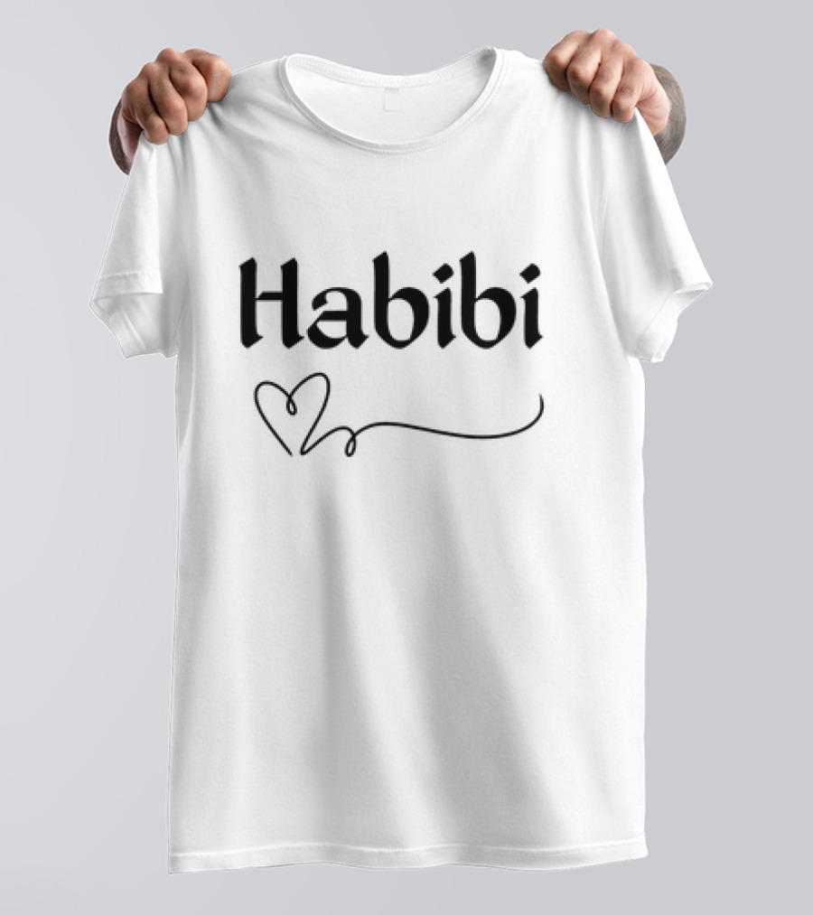 Habibi Heart Line Art Classic T-Shirt