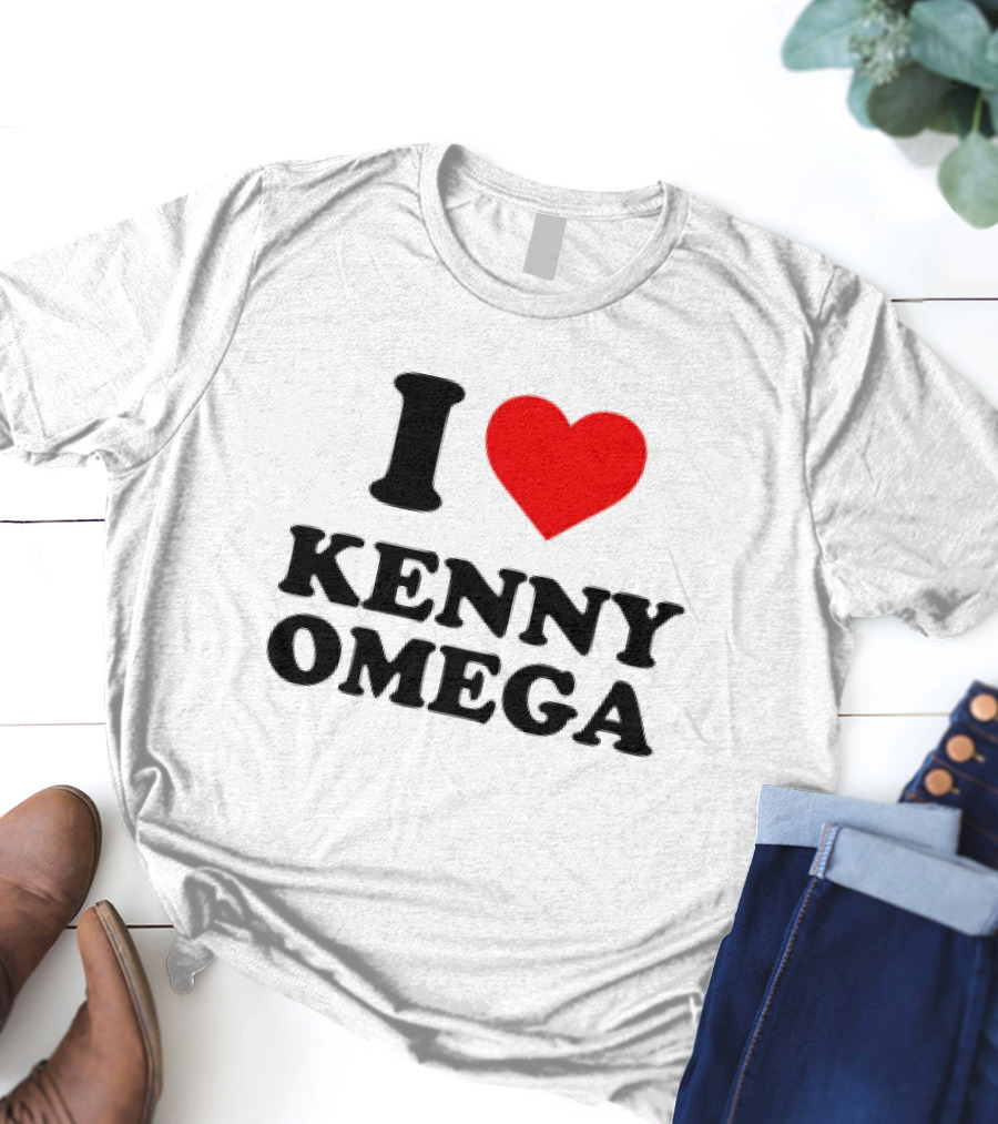 I Heart Kenny Omega Wrestler T-Shirt
