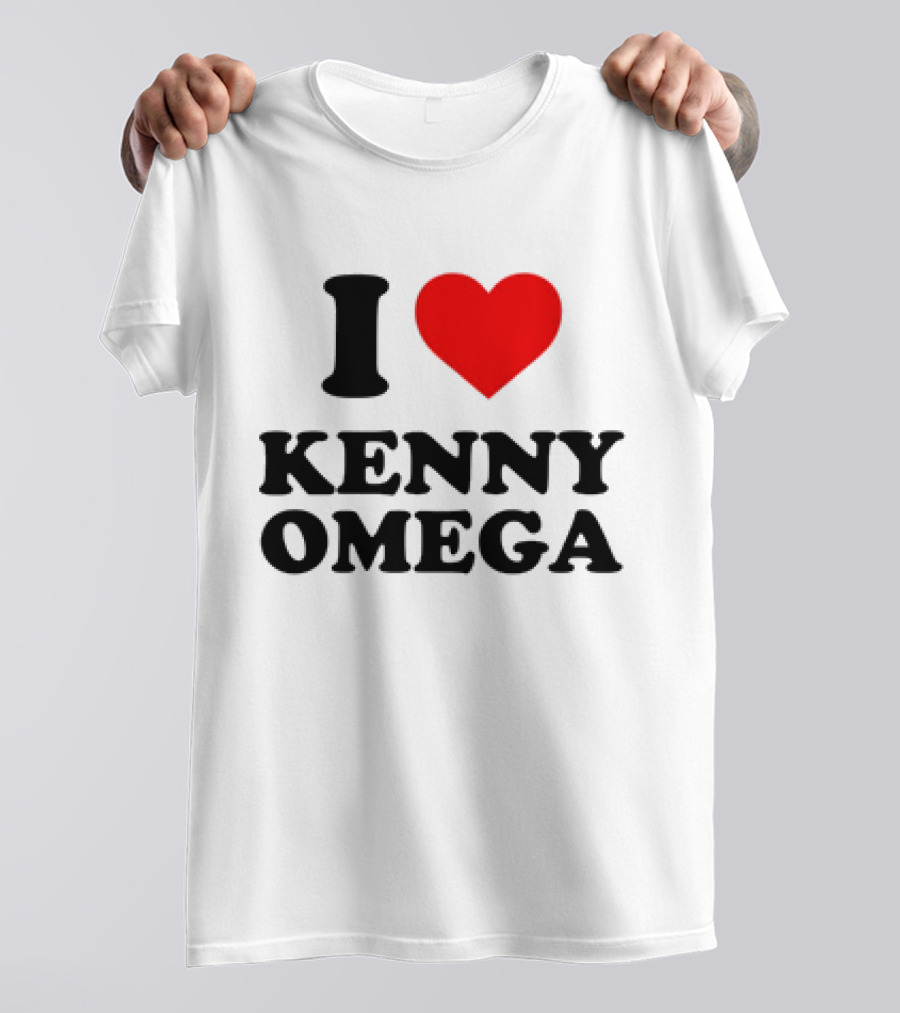I Heart Kenny Omega Wrestler T-Shirt