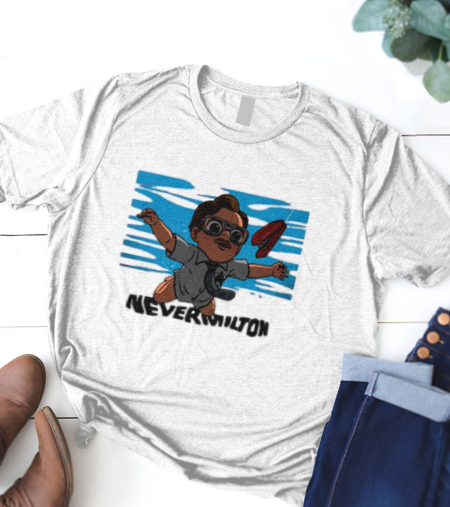 Milton Waddams Nevermilton Nirvana Nevermind Parody Office Space Mashup T-Shirt