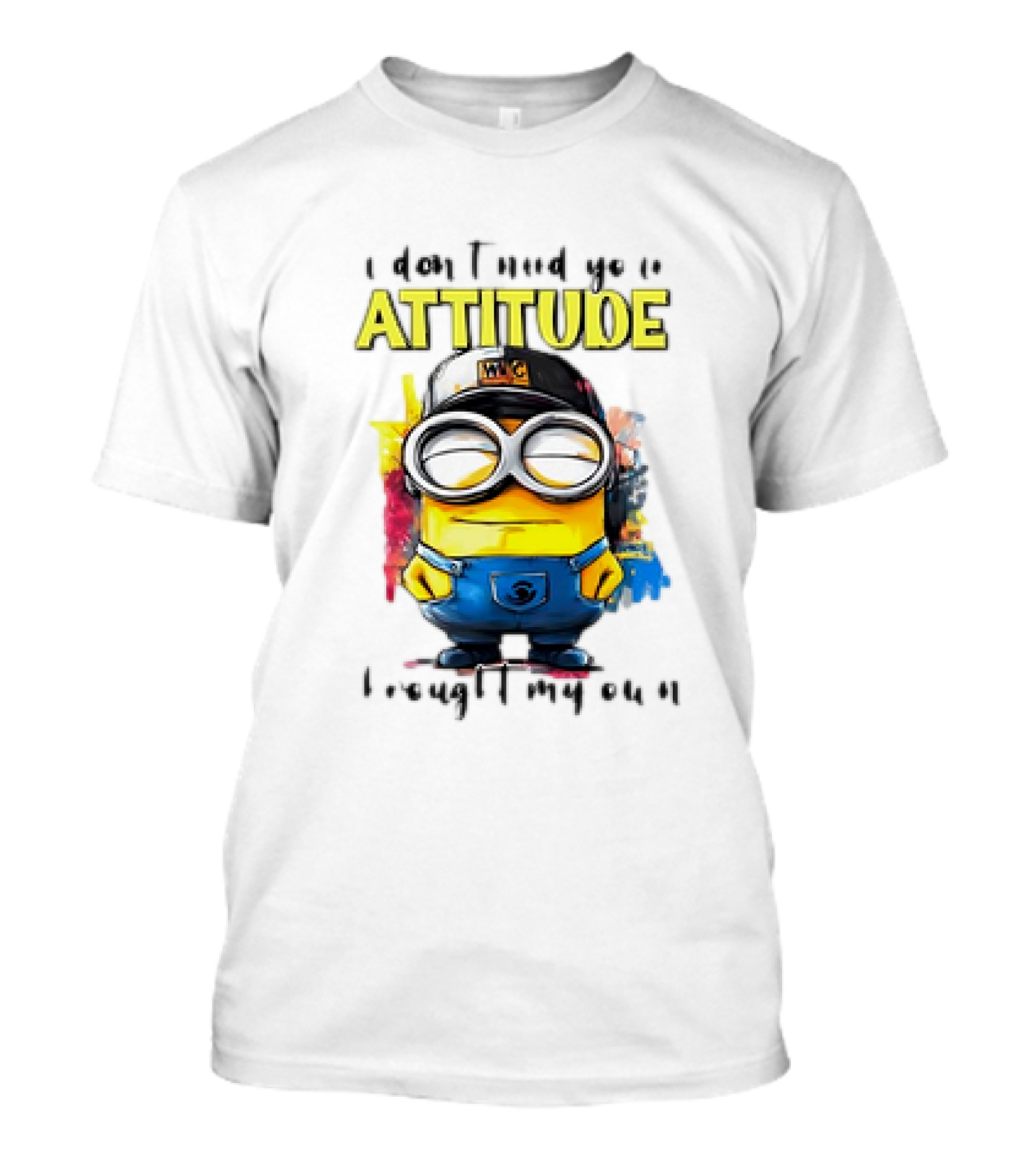 Minion Attitude Statement With Goggles And Hat T-Shirt