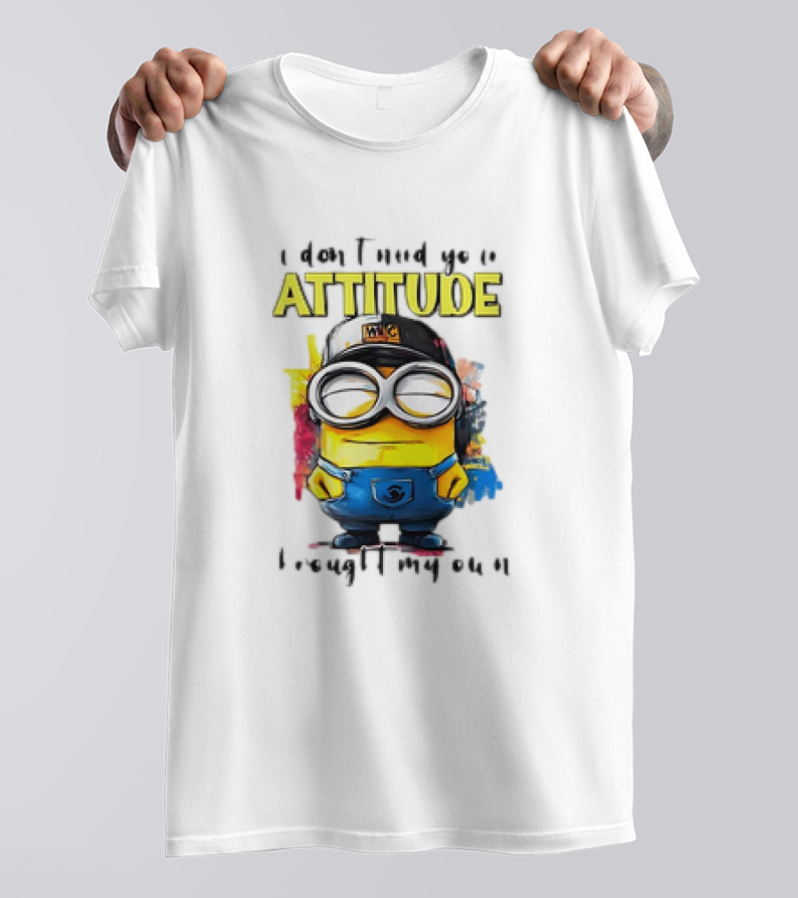 Minion Attitude Statement With Goggles And Hat T-Shirt