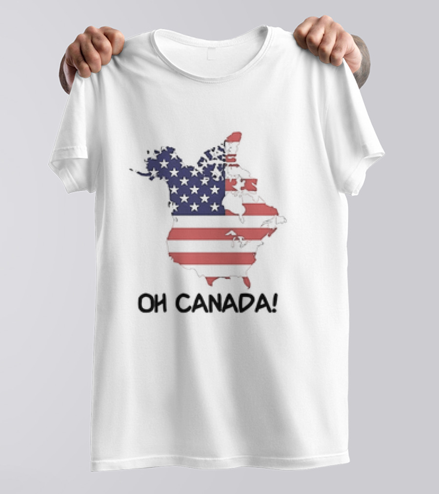 OH CANADA USA MAP FLAG T-Shirt