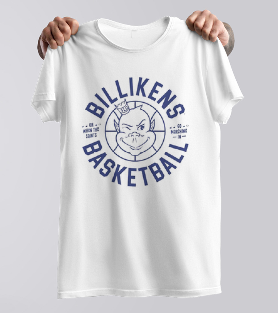 Billikens Basketball Oh When The Saints Go Marching In Retro T-Shirt