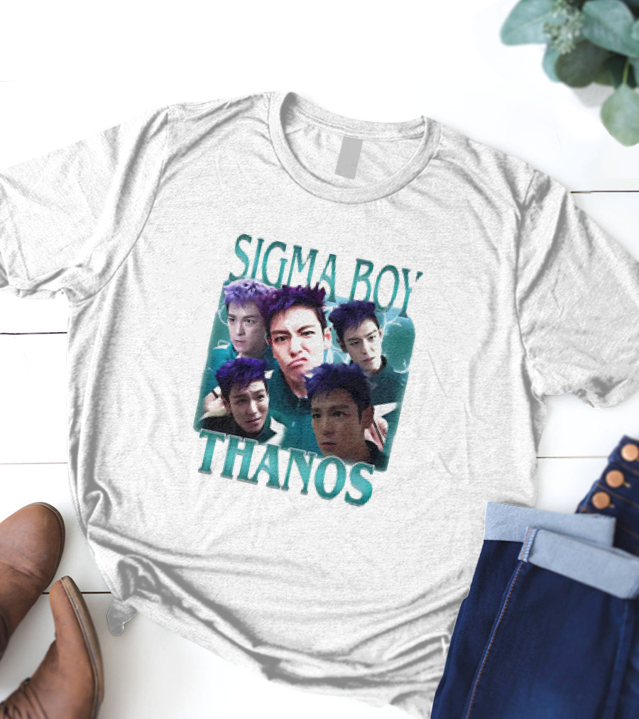 Sigma Boy Thanos Squid Game Faces T-Shirt