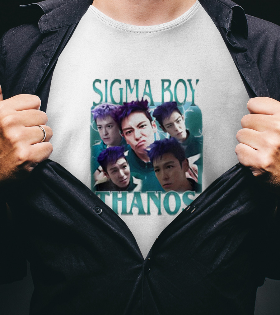 Sigma Boy Thanos Squid Game Faces T-Shirt