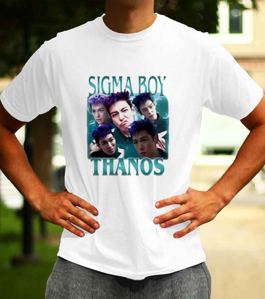 Sigma Boy Thanos Squid Game Faces T-Shirt