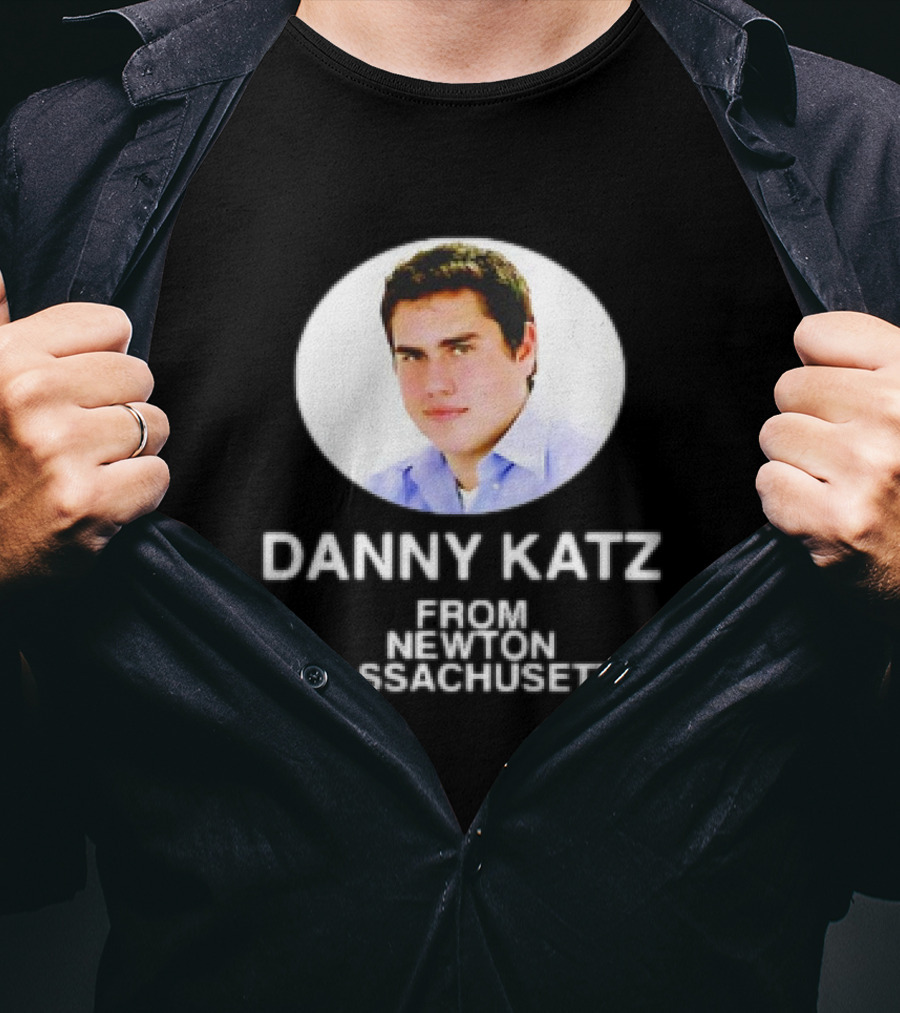 Danny Katz From Newton Massachusetts Portrait Image T-Shirt