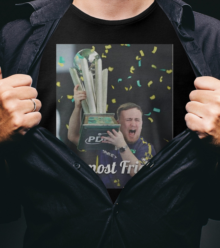 Luke The Nuke PDC Trophy Celebration Almost Friday T-Shirt