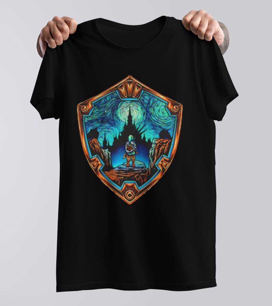 The Legend Of Zelda Horizon Destiny Shield T-Shirt