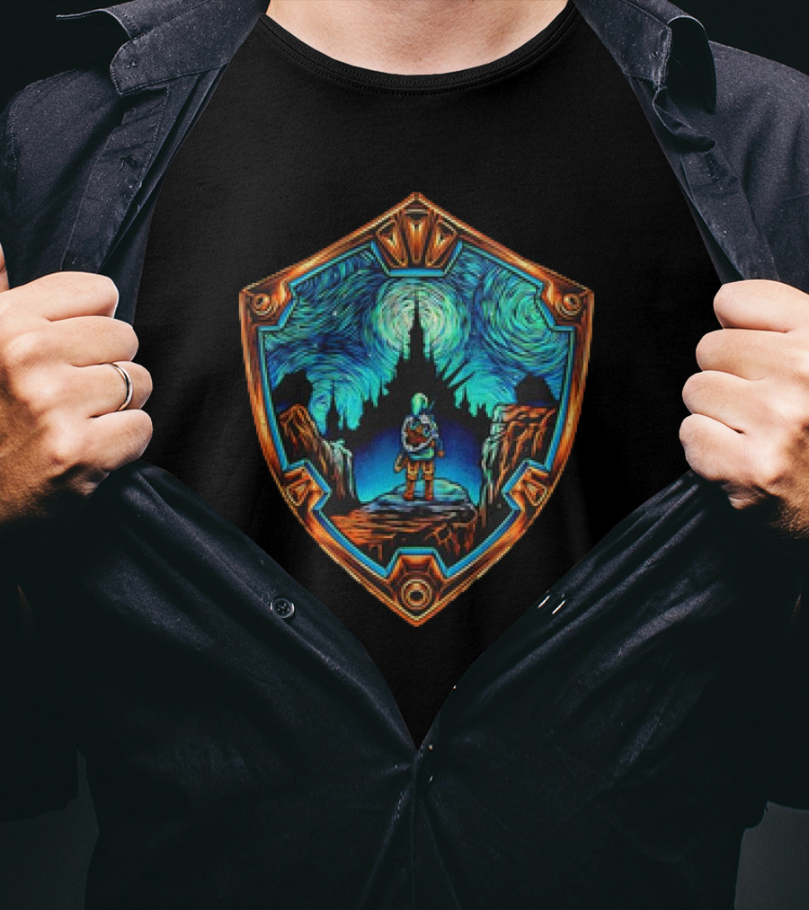 The Legend Of Zelda Horizon Destiny Shield T-Shirt