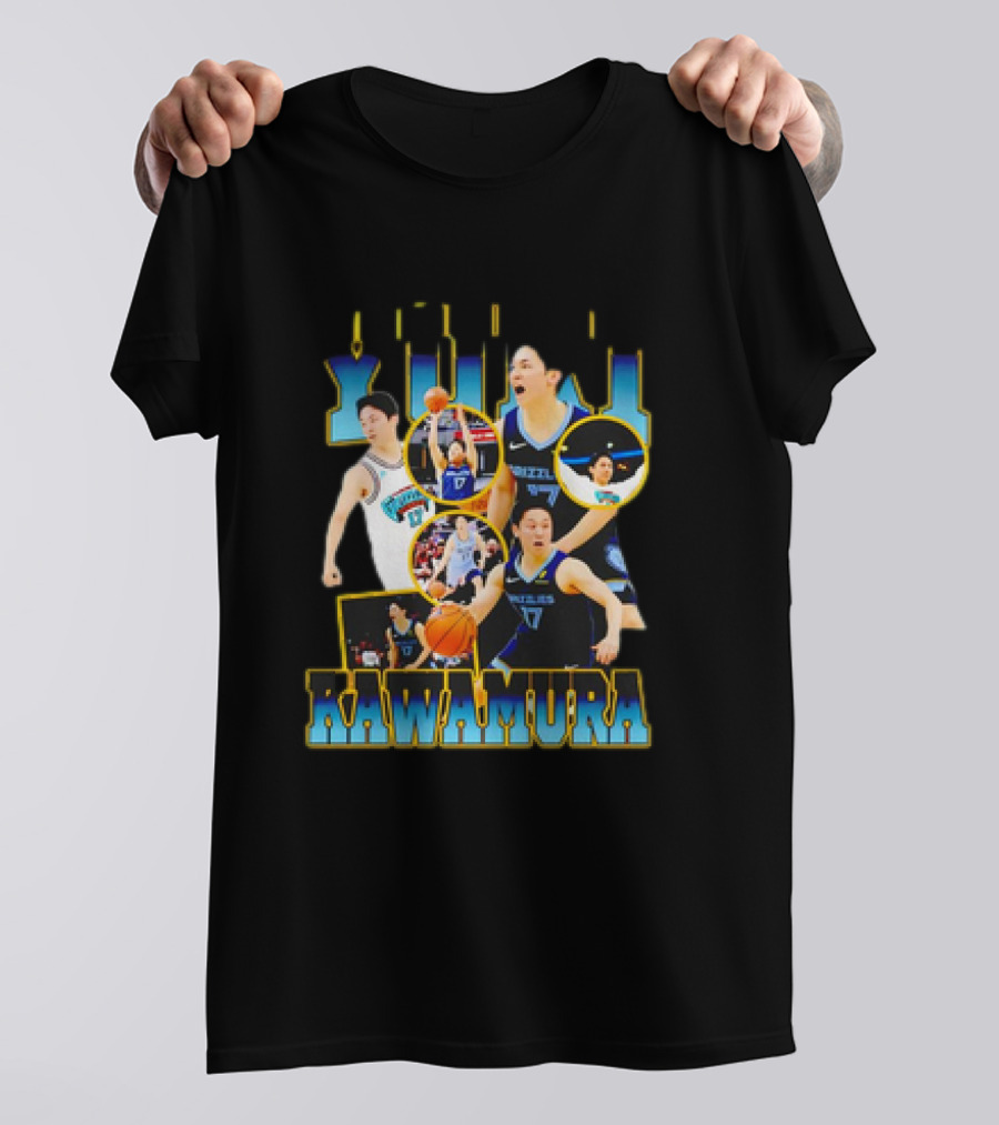 Yuki Kawamura Memphis Grizzlies NBA Basketball 90s T-Shirt