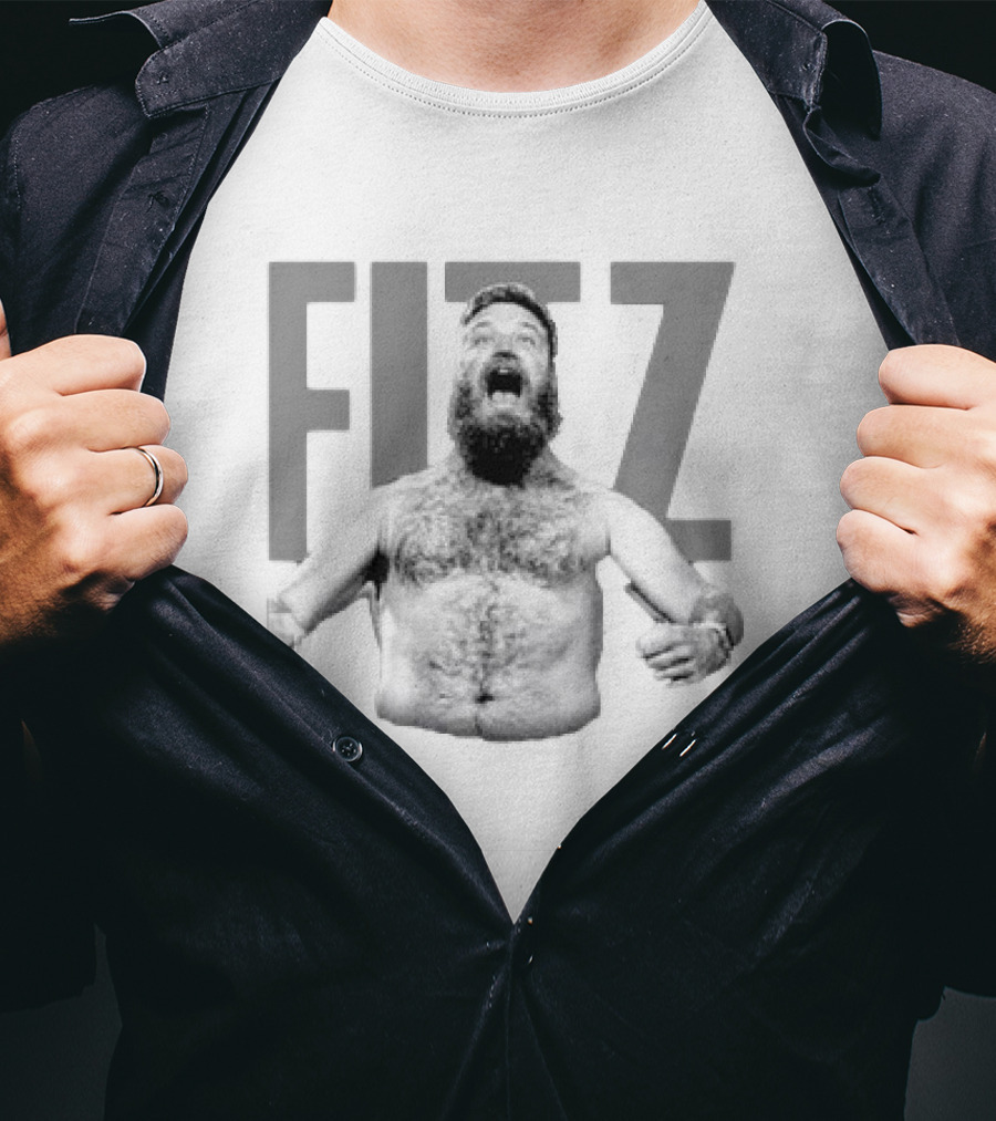 Fitzpatrick FitzLegend Shirt - Iconic Bearded Celebration Image T-Shirt