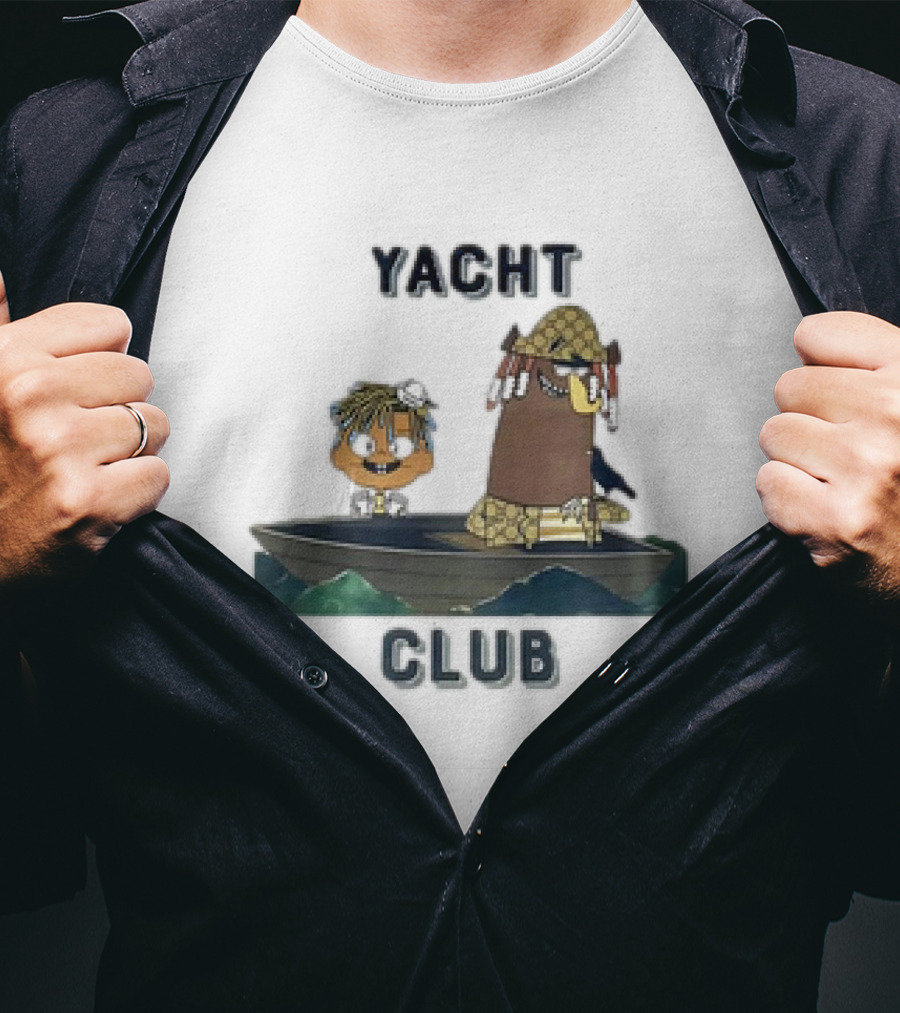 Juice Wrld Lil Yachty Yacht Club Hip-Hop Characters T-Shirt