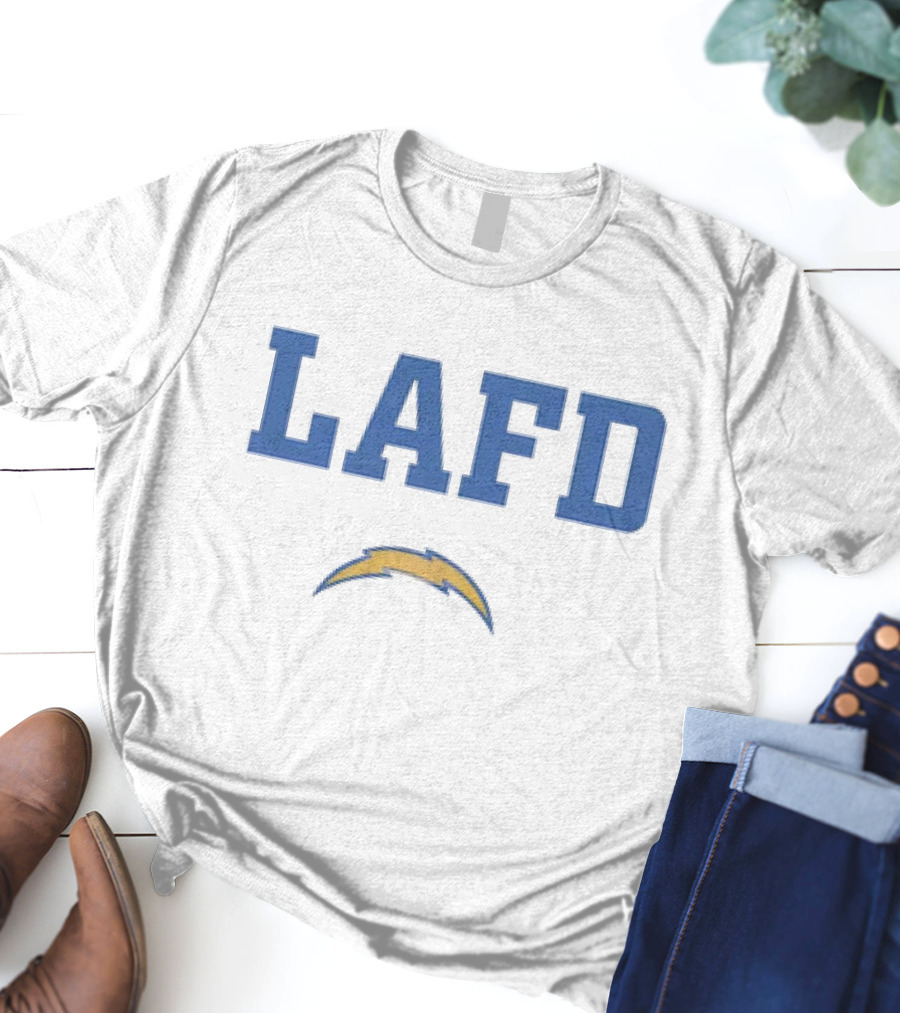 LAFD Los Angeles Chargers Bolt T-Shirt