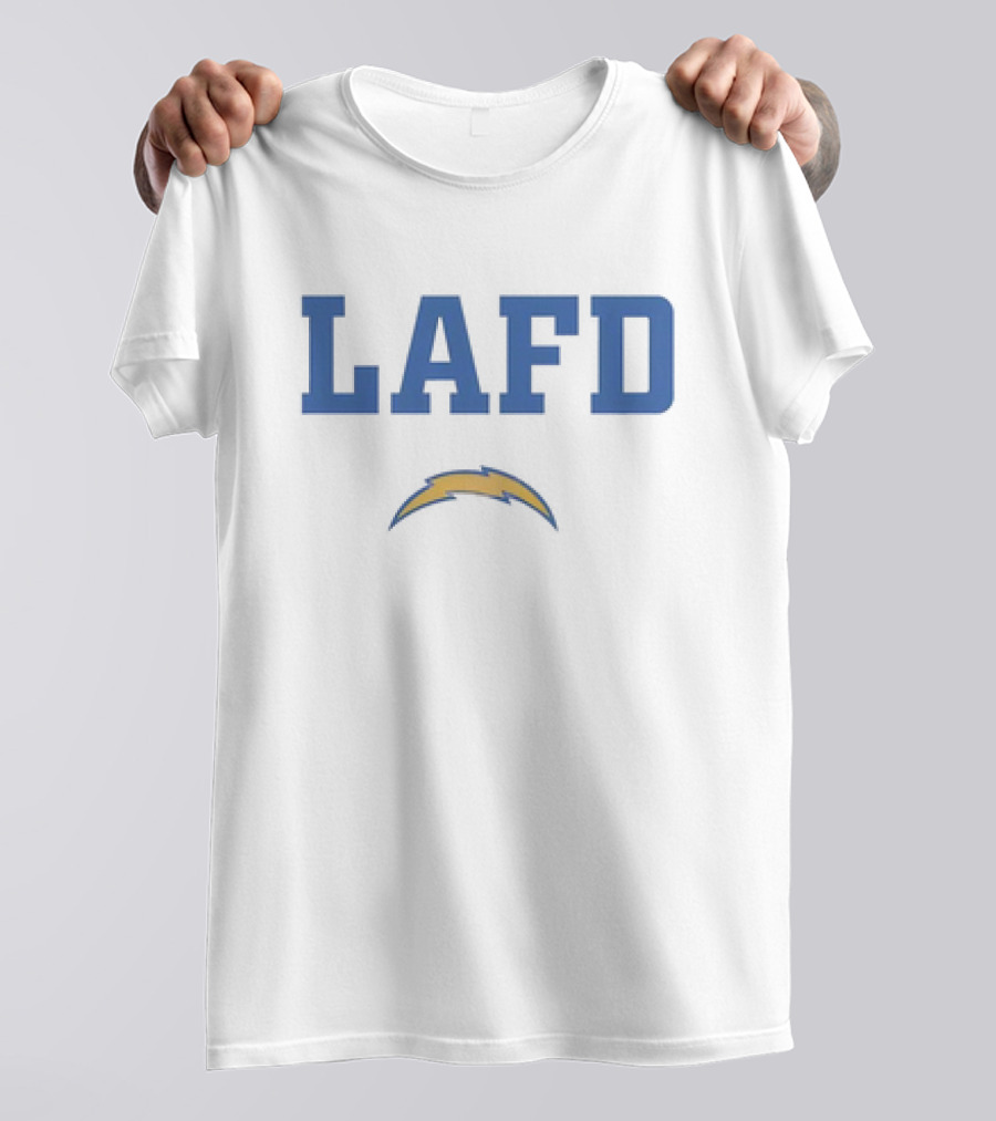 LAFD Los Angeles Chargers Bolt T-Shirt