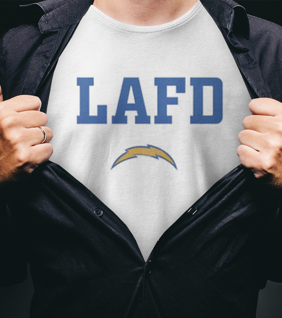 LAFD Los Angeles Chargers Bolt T-Shirt
