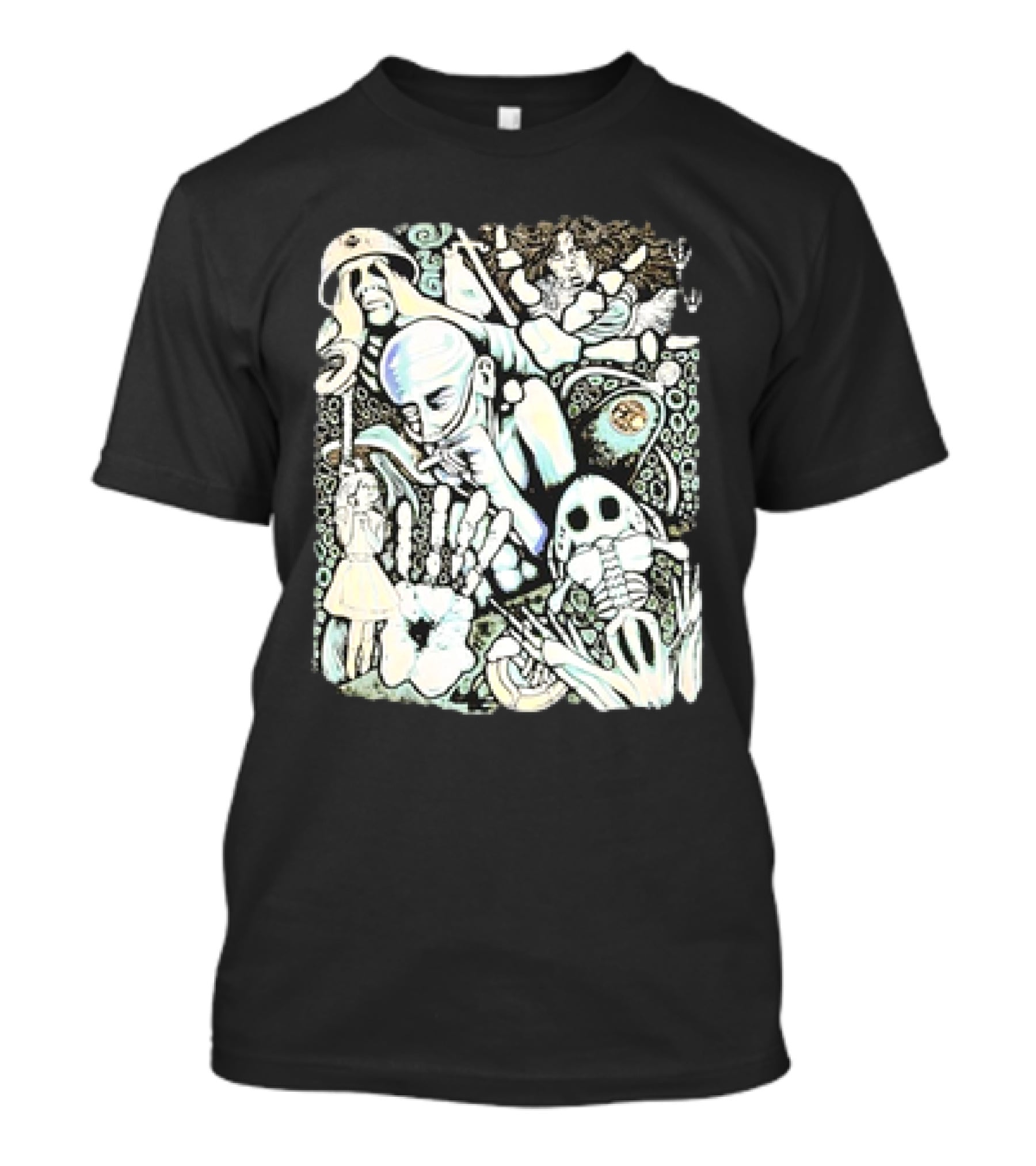 1993 Lollapalooza Alice In Chains Psychedelic T-Shirt