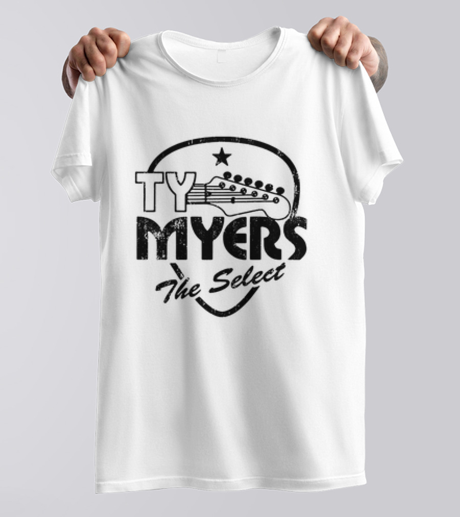 Ty Myers The Select Guitar Pick T-Shirt