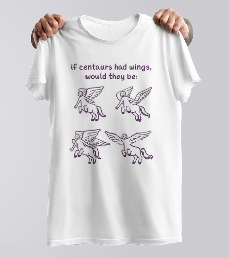 If Centaurs Had Wings Would They Be Centaurs But Worse T-Shirt