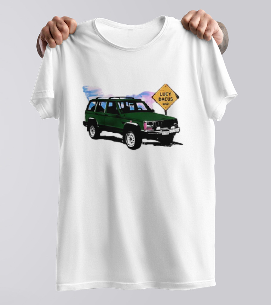 Lucy Dacus Green Truck Road Sign Infinity T-Shirt