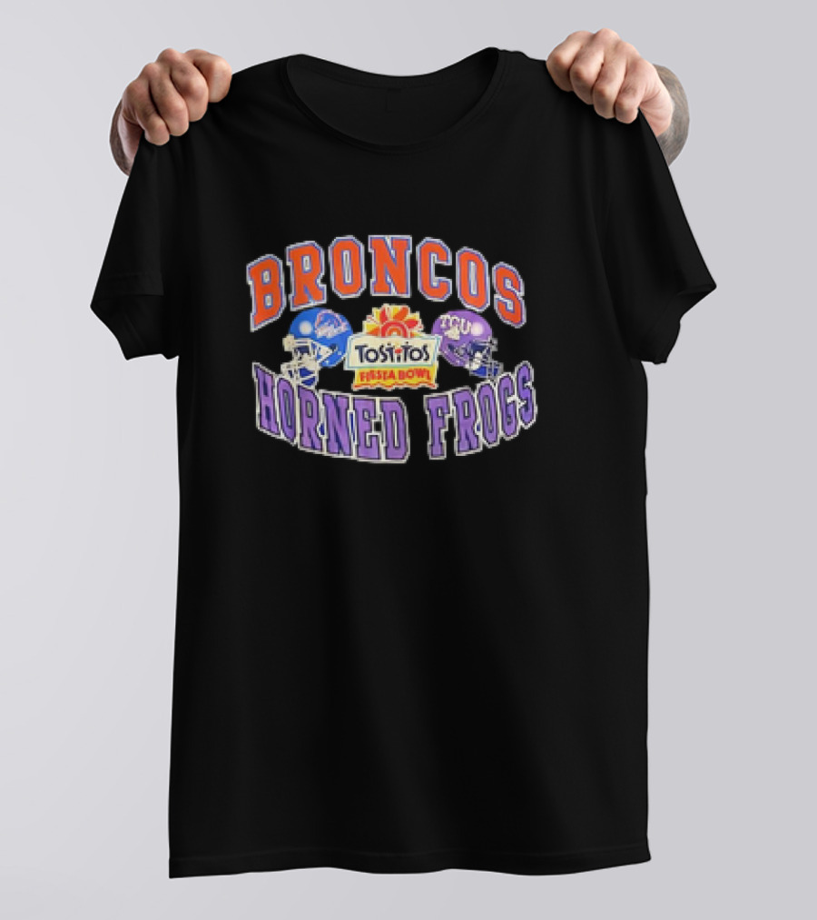 Broncos Horned Frogs Tostitos Fiesta Bowl Matchup T-Shirt