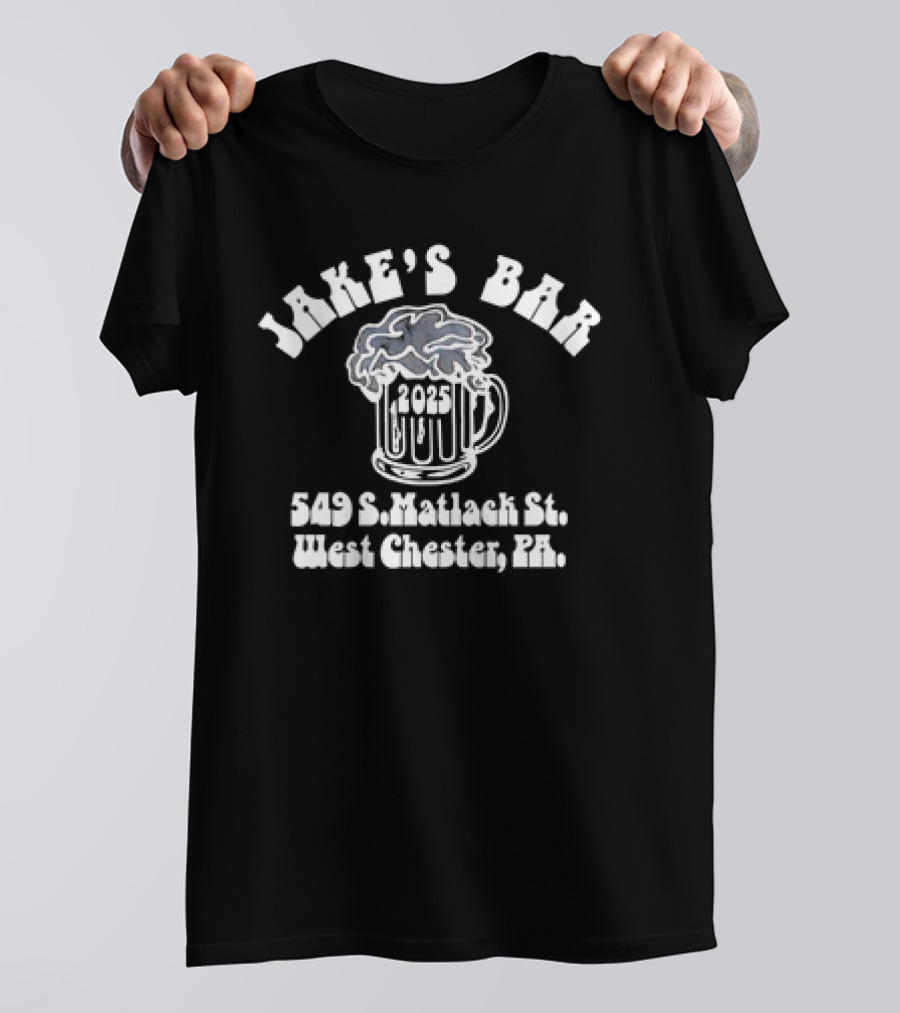 Joe Rogan Wearing Jake's Bar 2025 549 S. Matlack St. West Chester PA T-Shirt