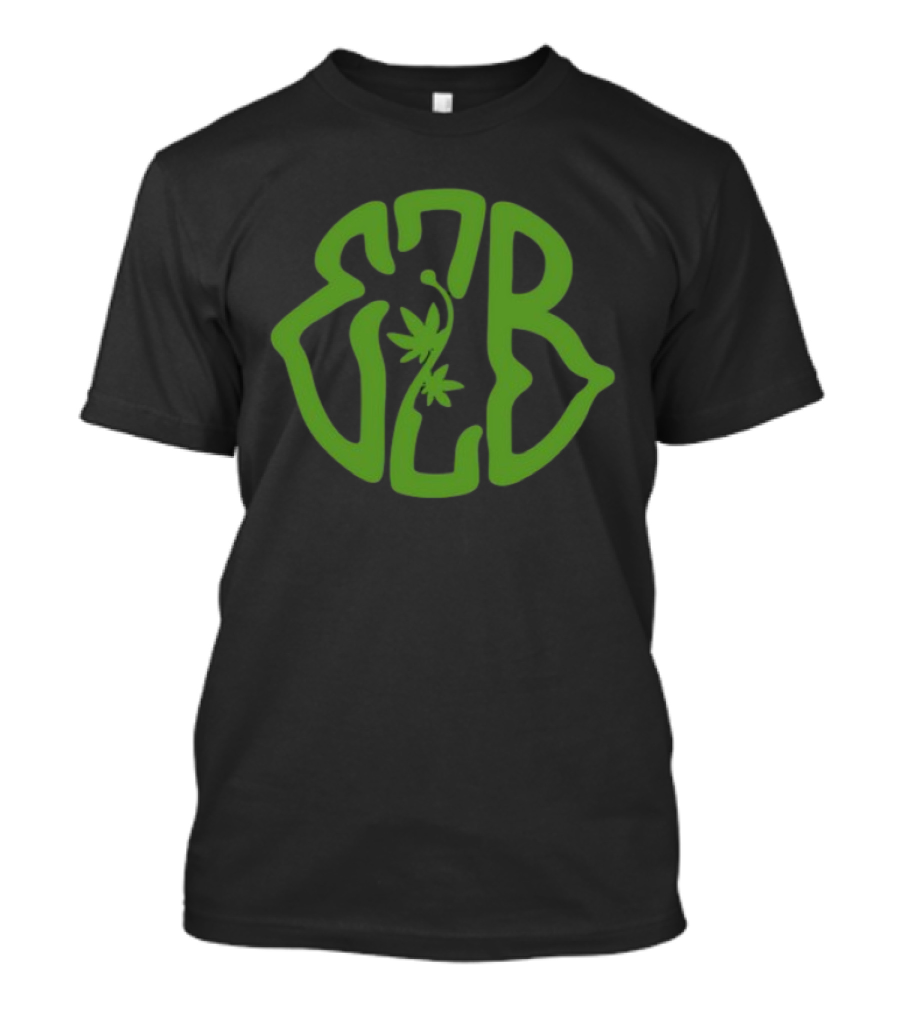 "420 Exclusive EZB Branding With Cannabis Motif" T-Shirt