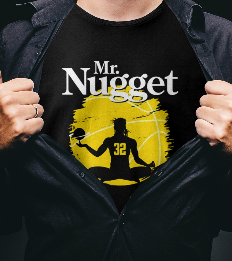 Mr. Nugget Aaron Gordon No. 32 Denver Nuggets T-Shirt