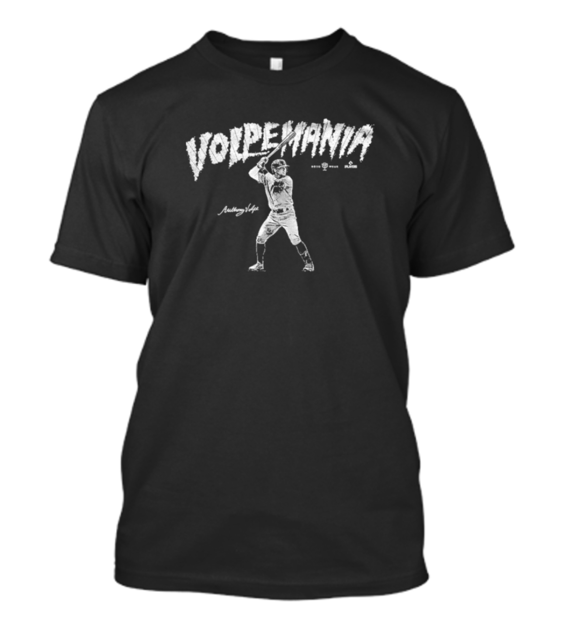 Anthony Volpe Volpemania Baseball Player Silhouette T-Shirt