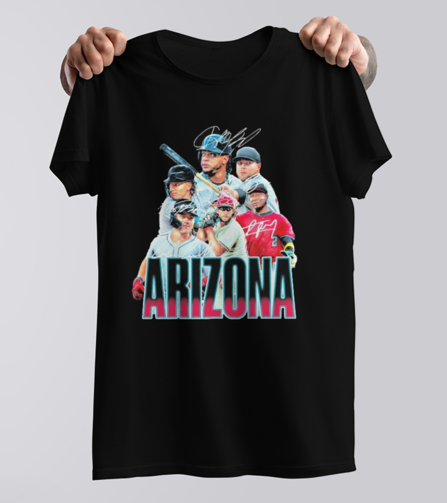 Arizona Diamondbacks MLB Players Signatures Series T-Shirt