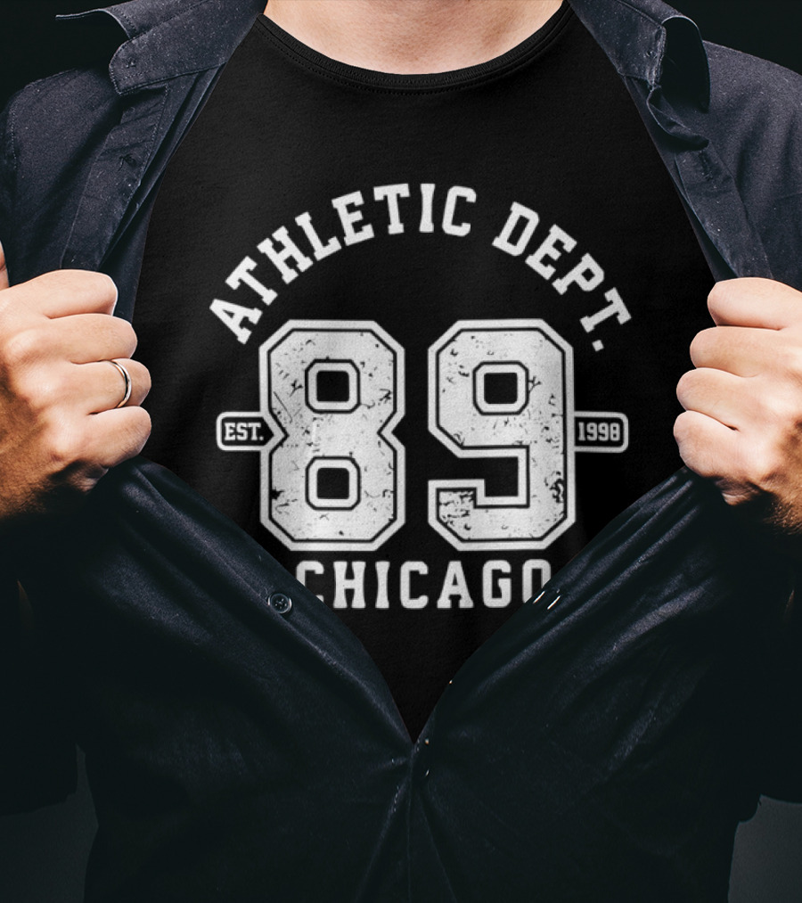 ATHLETIC DEPT CHICAGO 89 EST 1998 T-Shirt