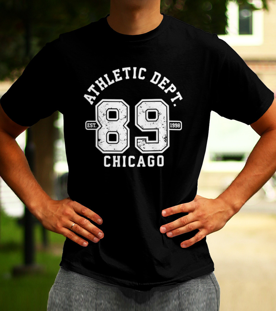 ATHLETIC DEPT CHICAGO 89 EST 1998 T-Shirt
