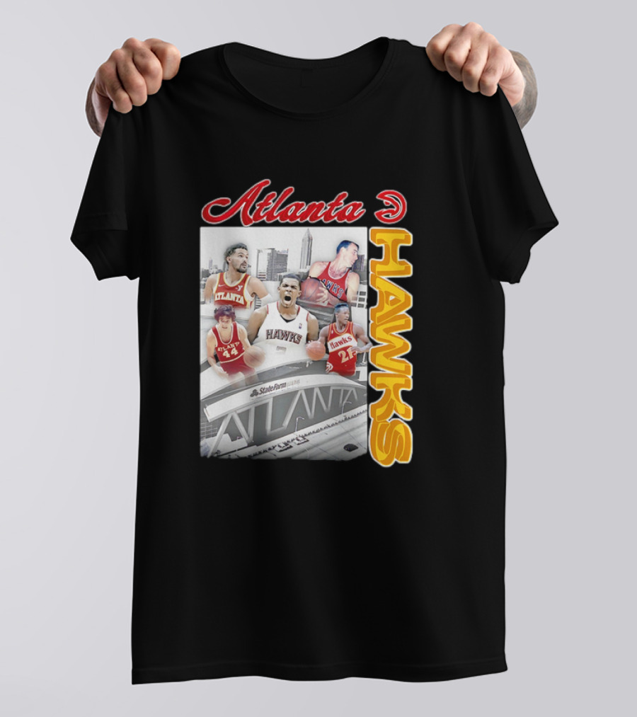 Atlanta Hawks State Farm Arena Basketball Players T-Shirt