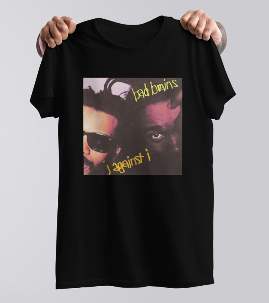 Bad Brains I Against I Album Cover Two Faces With Sunglasses And Dreadlocks T-Shirt