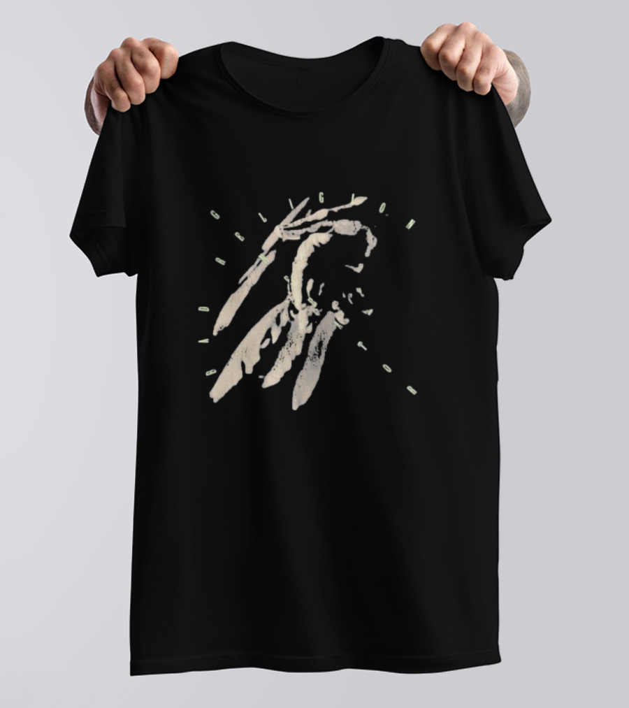 Bad Religion Generator Dinosaur Hand Skeleton With Text T-Shirt