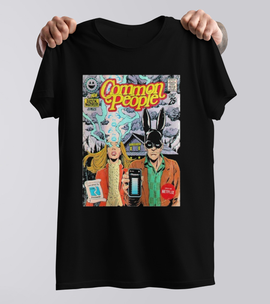 Black Mirror Comics Common People Netflix 2025 T-Shirt