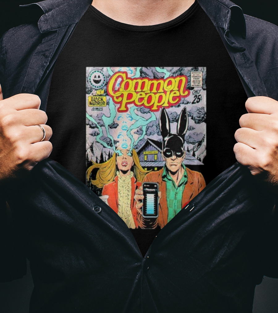 Black Mirror Comics Common People Netflix 2025 T-Shirt